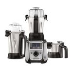 Hamilton Beach Juicer Mixer Grinder, 1400W, 2.2 Peak HP, Stainless Steel, 13 Program Settings, Leakproof Jars, Universal Blade, Safety Features, Ideal for Indian Cooking & Blending - 58770-SAU