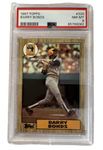 Barry Bonds 1987 Pirates Rookie Card, PSA 8#320