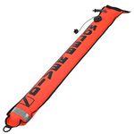 Tbest Inflatable Marker,6FT Diving Surface Marker with High Visibility Reflective Band Inflatable Scuba Diving SMB Surface Signal Marker Buoy Accessory Diving Safety Gear(Red)