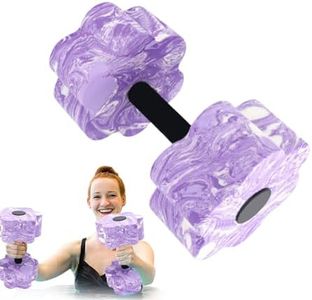 Aquatic Exercise Dumbbells - Lightweight Pool Dumbbells,Reusable Training Supplies, Portable Workouts Equipment for Men, Women