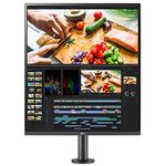 LG 27.6 (70.1cm) 16:18 DualUp Monitor with Ergo Stand and USB Type-C, Nano IPS Display, DCI-P3 98% (Typ.), USB Type-C (90W Power Delivery), Built-in KVM, Ambient Light Sensor (28MQ780)