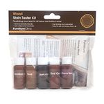 Exterior Wood Stain (Tester Kit, Browns) - Quick Drying and Easy-to-Apply - Concentrated Wood Stain for Outdoor Wood, Garden Furniture, Windows & Cladding