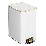Bathroom Trash Can with Lid Soft Cl