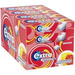 Extra Refreshers Strawberry Lemon Sugarfree Chewing Gum Handy Box 7pcs (16 Pack)