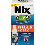 Nix Ultra, Kills Lice, Pesticide Free (With Lice Comb) - 1pk (59mL) - Effective Head Lice Treatment