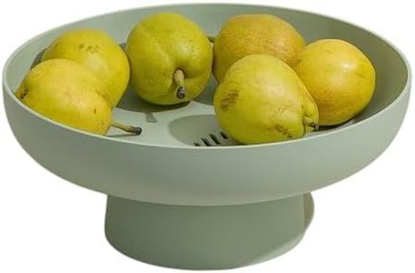 Cesto per frutta multifunzione in Polipropilene (PP) per frutta, frutta, snack e torte, ideale per soggiorno, sala da pranzo e frutta (verde)