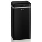 Swan SWKA4500BN Retro Kitchen Bin with Infrared Technology, Square, 45 Litre, Black