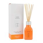 Omved Love Rose Essential Oil Reed Diffuser Set, 100 ml