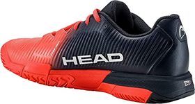 HEAD Revolt 4.0 Clay Mens Tennis Shoes, Blueberry/Fiery Coral, 10.5 UK