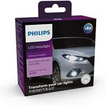 Philips 11342U3000X2 Headlight LED H4 Bulb, 6,500K, Road Transport Vehicle Act Compliant, Amazon.co.jp Exclusive