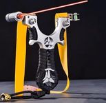 TOYNOVA™ Sling Shot with Laser Light Slingshot for Adults Beginner Outdoor Play Target Practice Catapult Gulel Gurdail