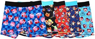 Kirby Character Print Multipack Boy's Boxer Briefs-Size-4 Multicolored