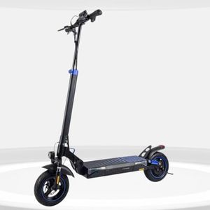 Eco-Cruise KDS-27 Foldable Electric Scooter for Adults � 500W Motor, 40km/h Max Speed, 60km Long Range, Dual Disc Brakes, Portable, Lightweight Electric Commuter E-Scooter (Black)