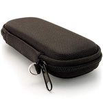 iGadgitz U6688 EVA Carrying Hard Case Cover Compatible with Olympus Digital Voice Recorders - Black