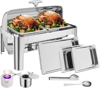 RIEDHOFF RE-NT-1/1+2 Chafing Dish, Full size pan& Hall-size pans, Rectangular