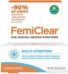 FemiClear, Genital Herpes Symptoms Cream Multi-Symptom, 0.5 Ounce