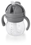 OXO Tot - 6oz Transitions Straw Cup with Removable Handles - Spill-Proof - Gray