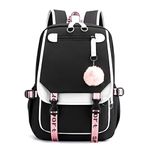 Backpack for Girls Casual Daypack Nylon Waterproof Kids Elementary Middle Schoolbag Children Bookbag