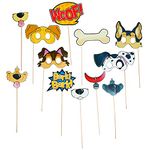 Fun Express SG_B01BVXAJLY_US Puppy Party Photo Props, 14'', Multicolor