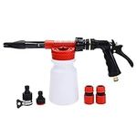 KUNTEC Car Wash Foam Gun Foam Blaster Cleaning Wash Sprayer with 900ml Bottle for Car Home Cleaning and Garden Use