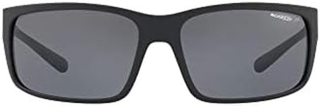 ARNETTE Men's An4242 Fastball 2.0 Rectangular Sunglasses, Matte Black, 62 mm