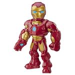 Playskool Heroes Marvel Super Hero Adventures Mega Mighties Iron Man Collectible 10-Inch Action Figure, Toys for Kids Ages 3 and Up