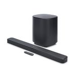 JBL New Launch Bar 500 MK2, Dolby Atmos® Soundbar with Wireless Subwoofer, 5.1 Channel, 3D Surround, Multibeam™, HDMI eARC with 4K Dolby Vision Pass-Through, Bluetooth, Wi-Fi, One App, 750W