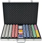 Festnight Poker Set 1000 Chips for Poker Game