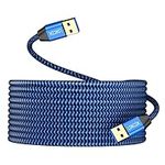 USB to USB Cable 15FT,Durable Braid