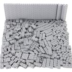 Feleph 260 Pieces Masonry Bricks Set Multicolored Building Blocks for Wall MOC Parts and Pieces Diverse Bulk Toy Set Compatible with Major Brands