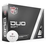 Wilson Staff Golf Balls, Duo Soft Women, Two-Piece Golf Ball for Women, 12 Balls, White