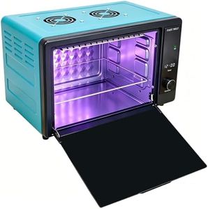 15L Large 395nm UV Resin Curing Machine with 150 LEDs & Reflective Cups 30% Faster Curing,Auto-Shutoff Safety Door Sensor, Silent Cooling Fans, HD Display UV Resin Curing Box for Craft DIY Decor