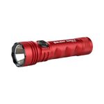 OLIGHT Seeker 4 Rechargeable Bright Flashlights, 3100 Lumens High Powerful Flashlight with USB-C Charging, 400 Meters Long Rage LED for Emergency, Camping, and Law Enforcement (Red)