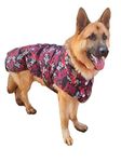 Oz International Cold Weather Winter Dog Coat Jacket Double Fleece Lined for Large Medium Dogs Bulldogs, Boxer, Rottweiler, Dalmatian, Husky, Doberman, Golden Retriever, Labrador, German Shepherd.