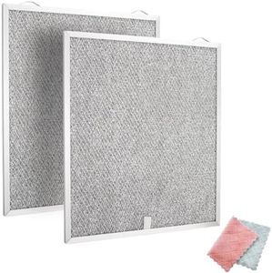 ECOMAID S99010430-002 Range Hood Filter,Aluminum Mesh Grease Range Hood Filter Compatible with Broan Nutone Kitchen Exhaust Fan Filter 4512880 99010430-002 15-3/4" x 13-7/8" x 3/8"