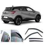 AC WOW 4x Rain Guards Wind Deflectors for Renault Captur (JB/JE) 2019 2020 2021 2022 2023 2024 2025 for Mitsubishi ASX 2023-onwards
