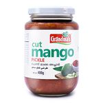 Grandmas Authentic Kerala Style Cut Mango Pickle | 400g | Hot and Spicy Pickle