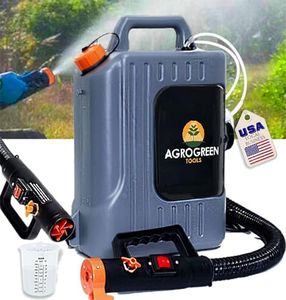 Electric ULV Fogger Machine 10L Backpack Fogger Sprayer- Disinfectant Fogger, Commercial Bug Sprayer, Mosquito fogger, Disinfecting Mold, Insecticide Fogger for Indoor Outdoor Garden Home, Hotels