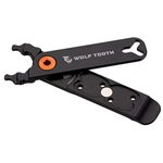 Wolf Tooth - Master Link Pliers - Pack Pliers | Bike Multi Tool Quick Link Pliers with Bike Tyre Levers, Valve Core Remover | Chain Pliers, Chain Link Pliers 9/10/11/12 Speed Bicycle Repair | Orange