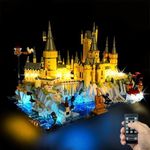 Kyglaring LED Lighting Kit (No Model) - Compatible with Lego 76419 Harry Potter Hogwarts Castle and Grounds Building Blocks Model Set - Only Leds No Brick Set (RC Version)