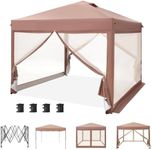 MFSTUDIO 10'x10' Pop Up Canopy Tent