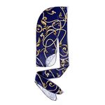 Kiss RED Bow Wow Power Wave Luxe Design Durag HDUPPL02 (Blue Gold)