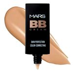 MARS BB Cream Lightweight Foundation | Blendable BB Cream for Women | Colour Correction for All Skin Types (30 ml) (Tan)