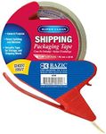 BAZIC Products Super Clear Heavy Duty Packing Tape w/Dispenser 1.88" x 27.3 Yards, Shipping Mailing Moving Sealing Tapes, 1-Pack