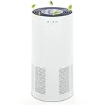 MIKO Air Purifier For Home Medical Grade H13 True HEPA Air Cleaner For Asthma, Viruses, Smoke, and Allergies, Removes 99.97% of Particles at 2.5 Microns, Covers 970 Sqft With PM 2.5 Air Quality Indicator, 25db Sleep Mode, White