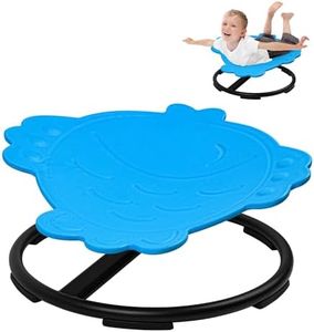 TREEHAC Sensory Spinning Fish Chair for Kids, Autism-Friendly Swivel Chair for Focus & Balance, Comfortable, Safe, and Fun Sensory Tool for Children’s Physical Development