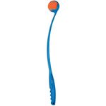 Unibos | Dog Ball Thrower | With Long Handle | Chase & Fetch Game | Hands Free Pick Up & Throw | Pet Exercise | Tennis Ball & Launcher Toy | Random Colour | Ball Included | UK - 64cm