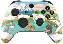 eXtremeRate Custom Shell for Xbox Series X & S Controller - Revitalize Your Control - Hot Spring Kitties Replacement Cover Front Housing Cover for Xbox Core Controller