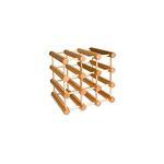 J.K. Adams Ash Wood 12-Bottle Wine Rack, Natural