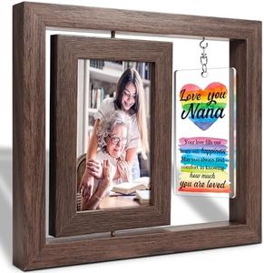 Buouforau Nana Picture Frame Gifts -Thank You Gifts for Nana, Nana Mothers Day Gift, Grandma Gifts, Nana Gifts, Great Nana Photo Frame Gifts, Mother’s Day Gift Ideas for Grandmother